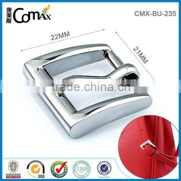 Silver fashion simple stype metal pin leather belt buckle
