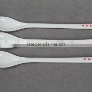 melamine sugar spoon in white color