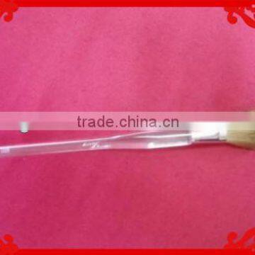 Wool hair cosmetic brush,plastic handle makeup brush eye shadow brush