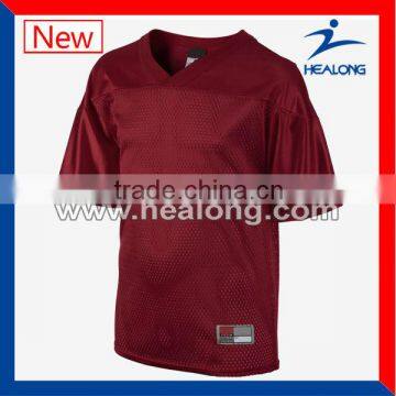 wholesale plain maroon american football wear with custom logo