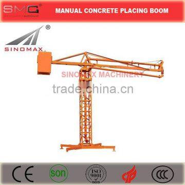 12m 15m 18m Mechanical Manual Concrete Placing Boom Concrete Distributor for sale