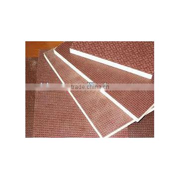 anti slip film faced plywood , birch core film faced plywood black film faced plywood 15mm