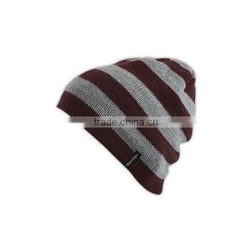 cheap wholesale custom striped beanies,New knitted soft acrylic fashion beanie,,Crochet Knitted Beanie Beret Slouchy Beanie