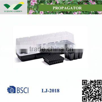 Black plastic plant tray / windowsill propagator popular in UK LJ-2018