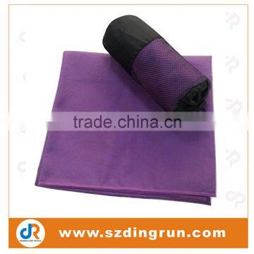 Wholesale microfiber travel towel with mesh bag