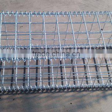 1*1*1 M hot-dipped galvanized welded stone gabion box with spiral wire