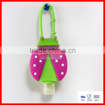 Animal 3D cute design bath and body works silicone hand sanitizer holder