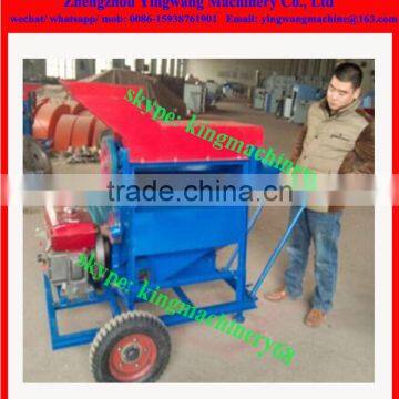 easy moved combined corn peeling and threshing machine