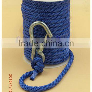 solid braided yacht anchor line