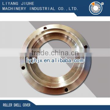 Roller shell cover for pellet mill