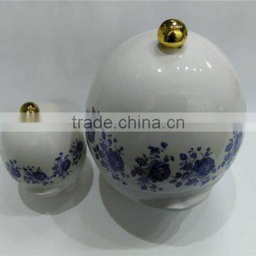 Hot Sale Personalized Color Glazed Decorative Porcelain Candle Jar photo-5