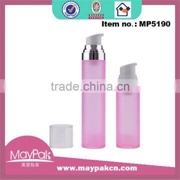 Wholesale High Quality Elegant Design Frosted 30ml 50ml Airless Pump Bottle