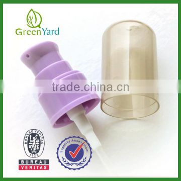 Plastic treatment pump spray for essence bottle