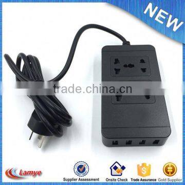 Usb Charger Wall, Multiple Wall Mounted Power Universal Socket Outlet photo-2