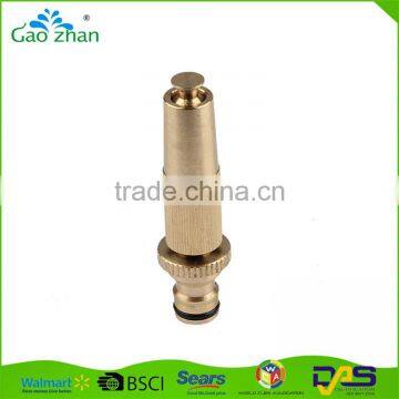 Metal brass garden hose jet to cone ways brass garden hose nozzle
