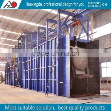 QC37200C Buffing Dust-free Oil Tank Shot Blasting Machine for Large Size Workpiece photo-3