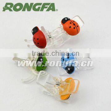 Various Colors Plastic Beatles Shape Orchid Clips photo-2