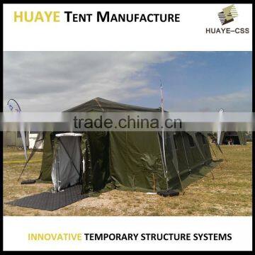 8x6 aluminum alloy frame waterproof white pvc military tent for army