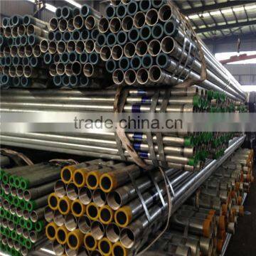 ISO certification erw galvanized steel pipe for building greenhouse