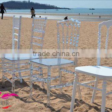 wholesale knock down style clear resin chiavari chair