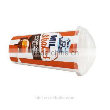 IML Plastic Coffee Cup With Lid,Customized Coffee Cup PP Material,Hot Selling Coffee Cups in Australia. photo-2