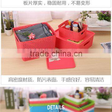 N518 House Hold Plastic Storage Box Big Storage Organizer Home Storage Basket photo-5