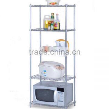 Modern Steel Wire Kitchen Storage Rack Home Furniture Shelf photo-4