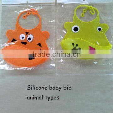 Hot Selling Food Grade Customised Shape Baby Silicone Bibs