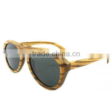 Zebra Wood Colored Lenses Fashion Driving Sunglasses