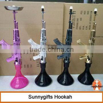 New products hot sale low price gun shape unity art hookah