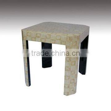 High quality best selling eggshell inlay square table from Vietnam