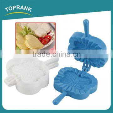 Toprank High Quality Cartoon Butterfly Shaped Plastic Sandwich Crust Cutter Bread Mold Cutter Bento Lunch Sandwich Cutter Mold