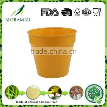 Biological Abbaubar Best Quality Bamboo Fiber Flower Pot photo-3