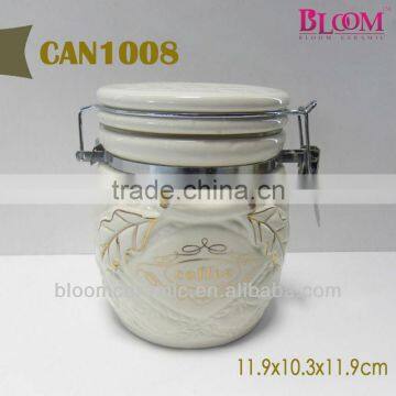 Ceramic sealed canister set