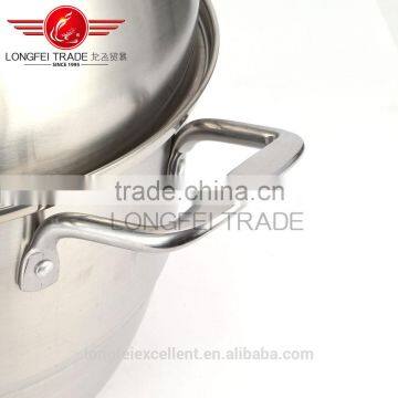 2016 Good Quality Natural Color Cookware Set Stainless Steel Steam Cooking Pot photo-6