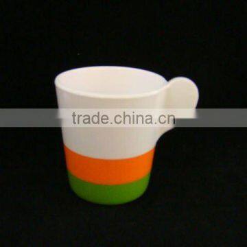 Printing melamine cream cup without handle/ straight printing milk melamine mug