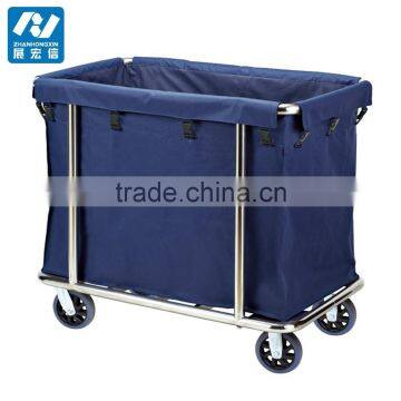 Laundry cart cleaning trolley Hotel linen trolley