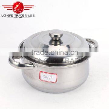 Hot Selling 4PCS Stainless Steel Stock Pot Set Cooking Pot Cookware Set photo-3