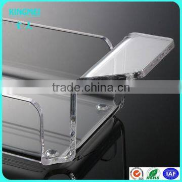 Wholesale Custom Lucite Plastic Rectangle Pop Acrylic Serving Tray Acrylic Condiments Tray