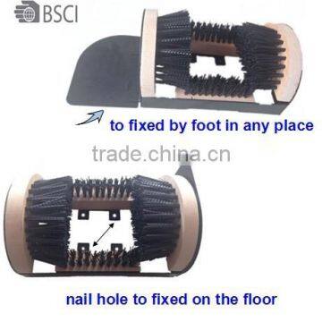 PP Bristle Shoes Brush ,snow Brush,wooden Shoe Brush photo-2