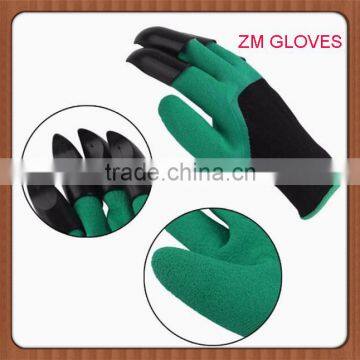 Garden Gloves With Claws For Digging And Planting