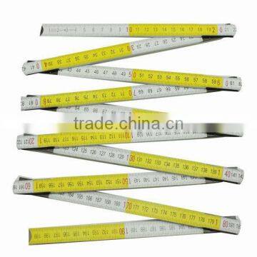 2 Meter 10 Folds Double Color German Type Beech Wooden Ruler photo-4