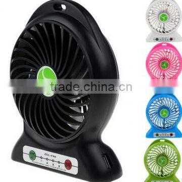 Hot Sale Powerful Wind Mini USB Fan, Portable Rechargeable Mini USB Cooling Fan LS Eplus