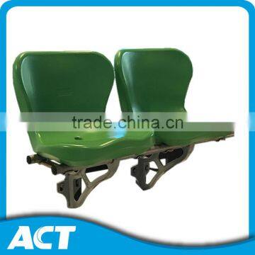 Riser Mount PE Plastic Stadium Chairs With Aluminum Leg Support photo-2
