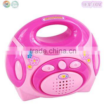 Dongguan ICTI Factory Kids plastic cartoon music radio toys music instruments toys for kids