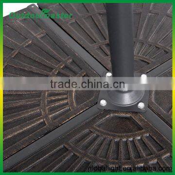 Fan Shaped Resin Base For Cross Base Umbrella photo-5