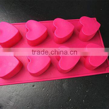 10114 8 Pcs Hearts Shape Silicone Cake Mold photo-6
