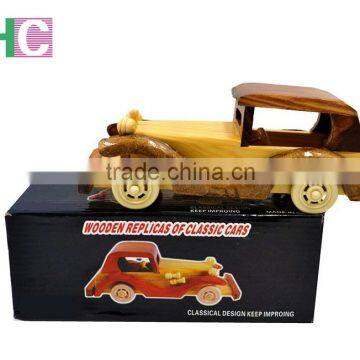 Hot Sale New Product Wooden Toys Model Sale Kart 3D Puzzle Car photo-2