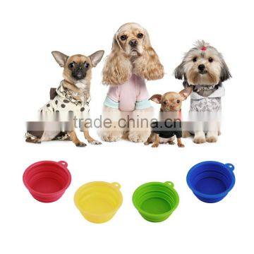 Fashion Silicone Collapsible pet supplies Pet Dog kitten Feeding Water Feeder Travel Bowl Dish Feeder dogs dog shop