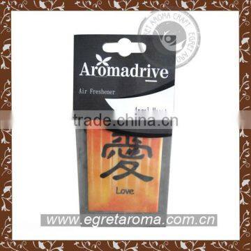EA1-1013 Angel Heart Customized Hanging Paper Car Air Freshener